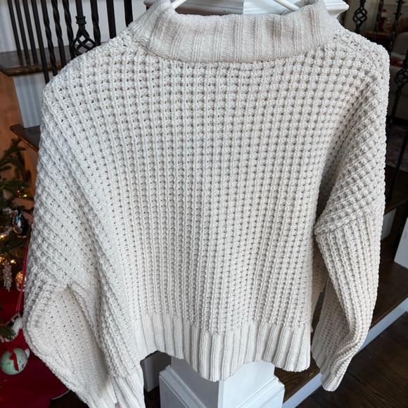 Altar'd State Cream Mock Neck Sweater - Picture 8 of 10